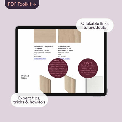 Light & Airy Kitchen Materials Style Kit