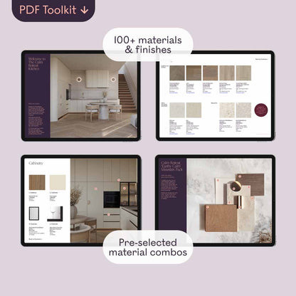 Calm Retreat Kitchen Materials Style Kit