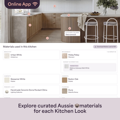 Light & Airy Kitchen Style Kit App
