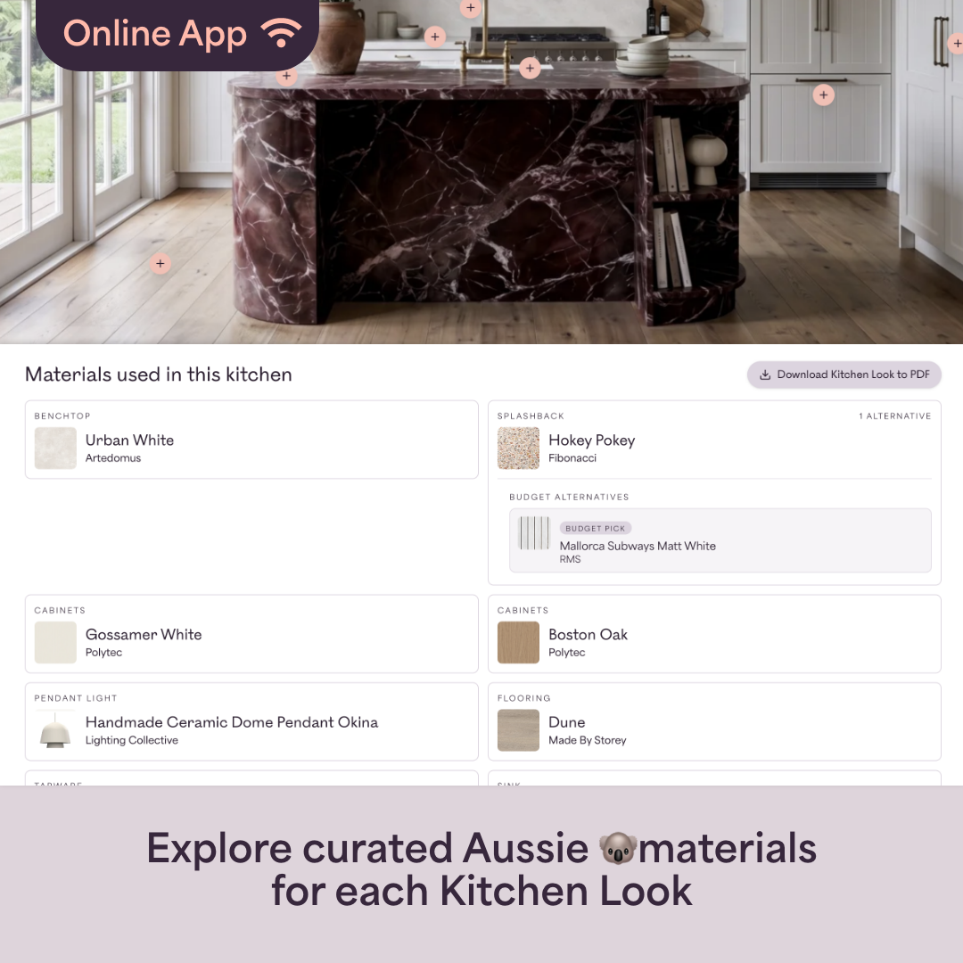 Timeless Ease Kitchen Style Kit App