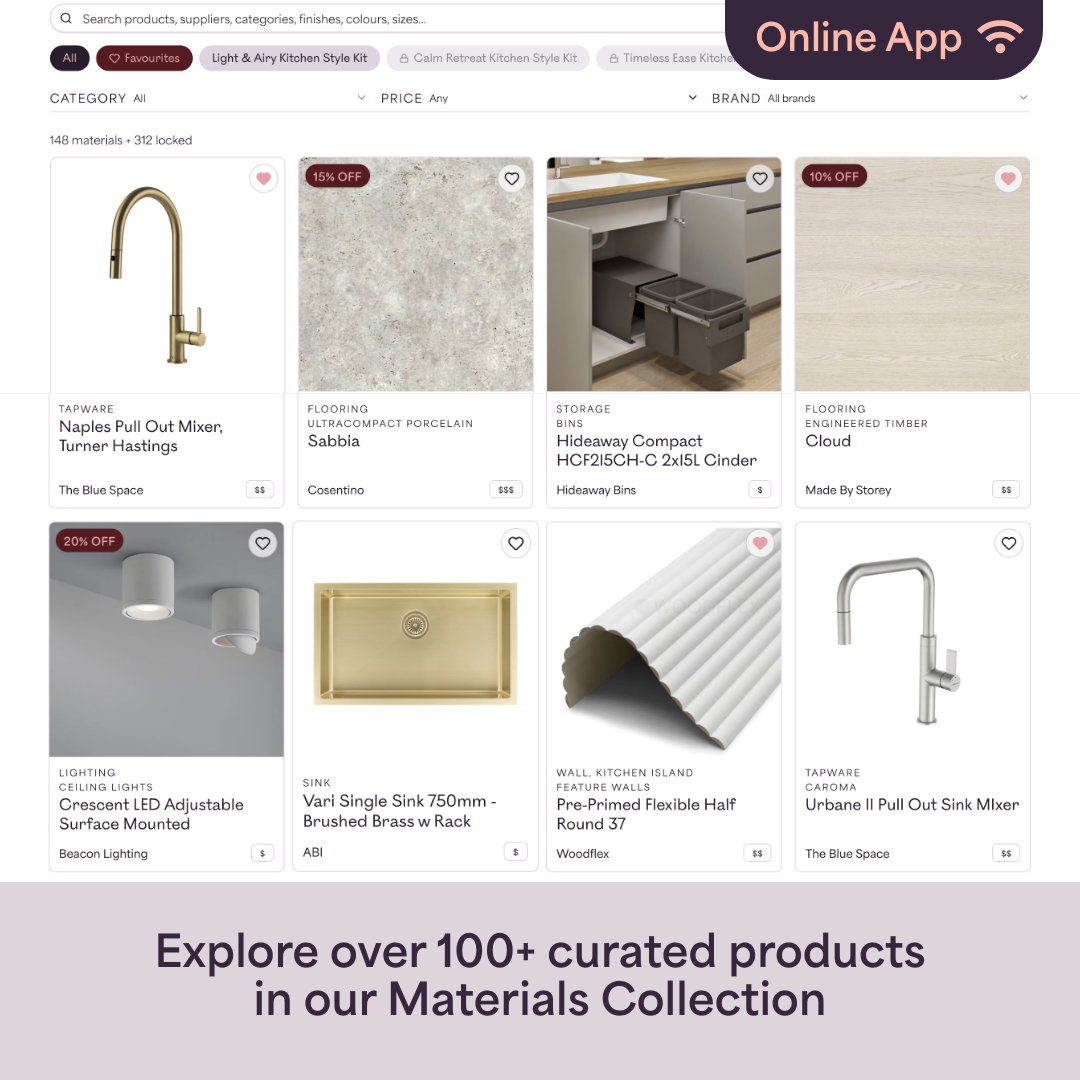 Light & Airy Kitchen Style Kit App