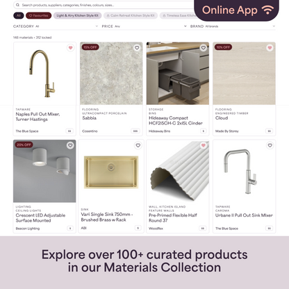 Light & Airy Kitchen Style Kit App