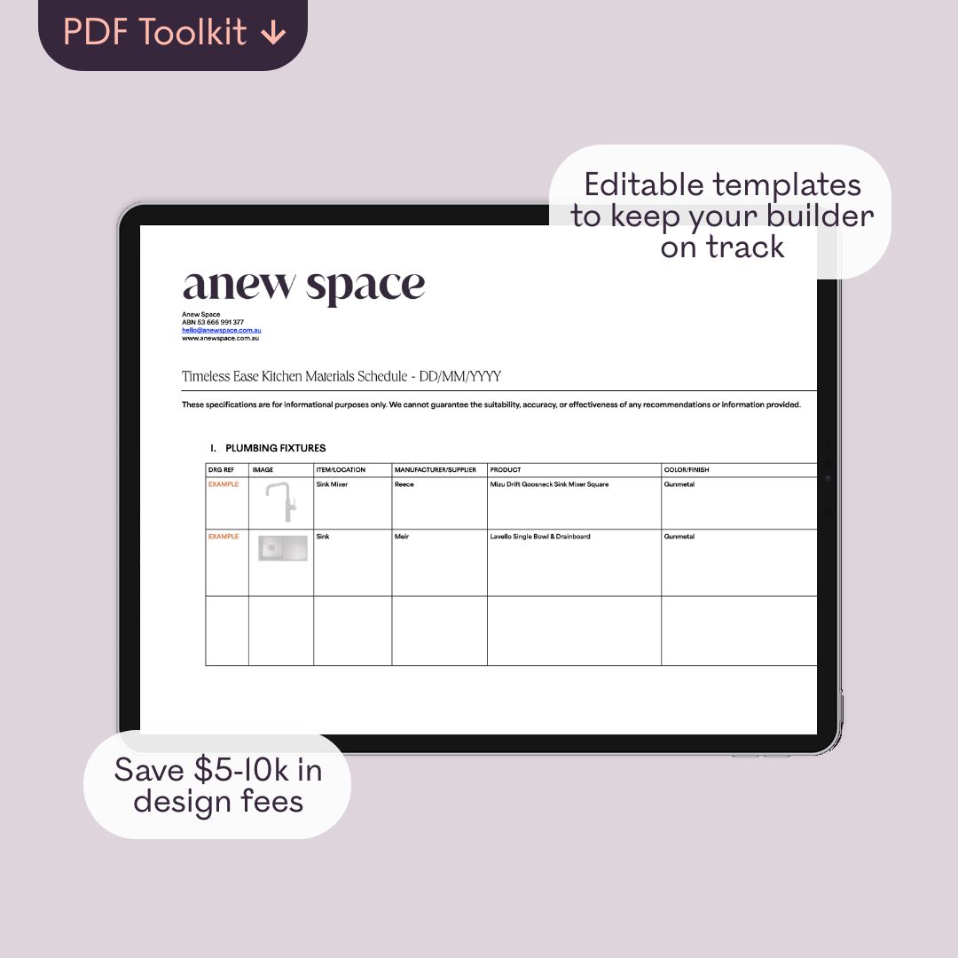 Timeless Ease Kitchen Style Kit