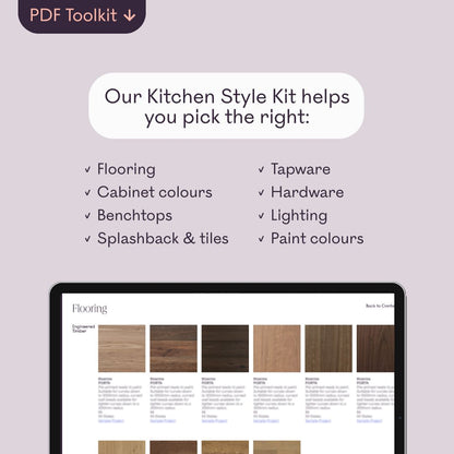 Warm Japandi Kitchen Style Kit