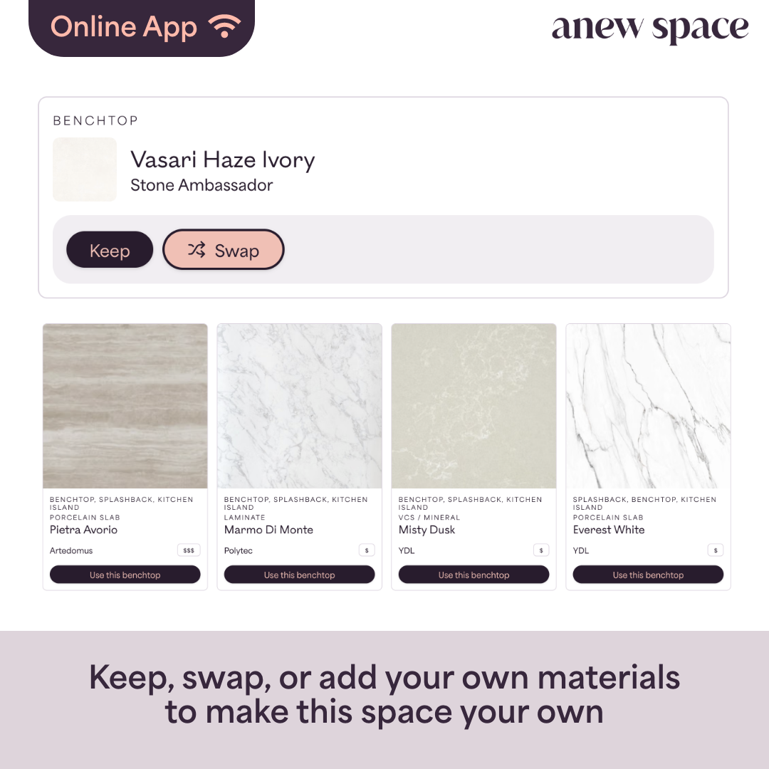 Timeless Ease Kitchen Style Kit App