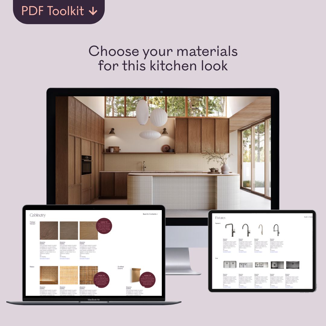Warm Japandi Kitchen Style Kit