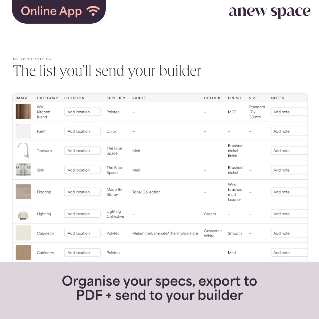 Light & Airy Kitchen Style Kit App