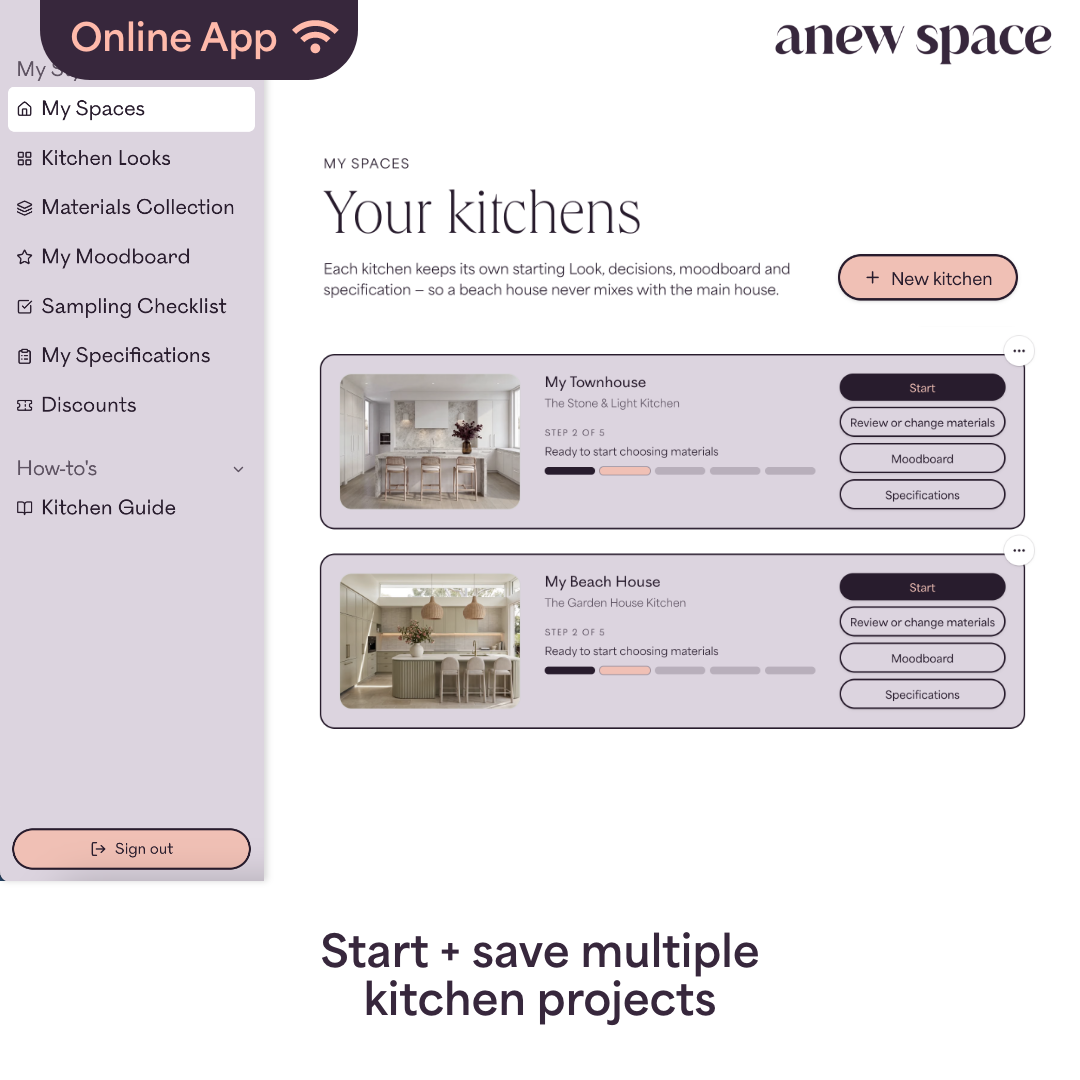 Light & Airy Kitchen Style Kit App