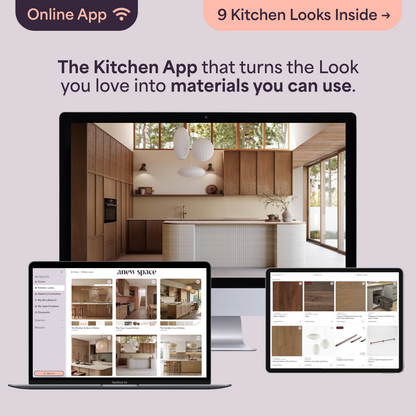 Warm Japandi Kitchen Style Kit App