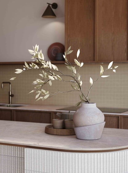 Warm Japandi Kitchen Materials Style Kit